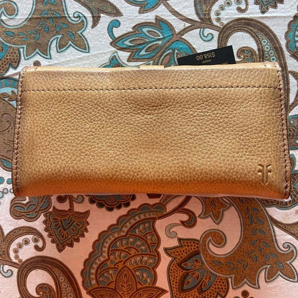 Frye Alessi Studded Continental Leather Wallet - Picture 4 of 9